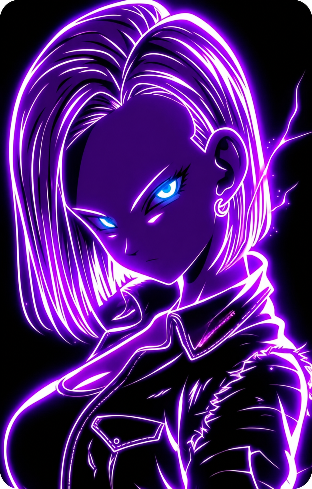 Androide 18 card skin for debit and credit cards