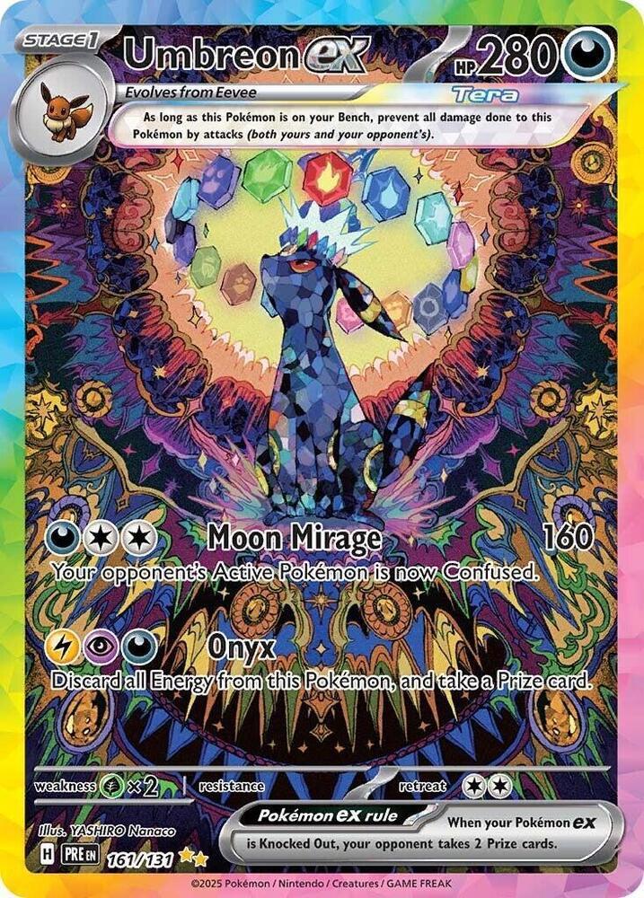 Umbreon ex card skin for debit and credit cards
