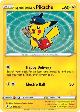 Special delivery Pikachu card skin for debit and credit cards