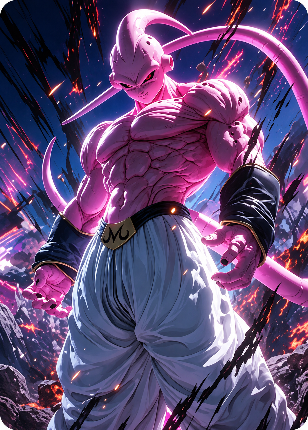Majin Boo sticker voor bankpas en creditcard
