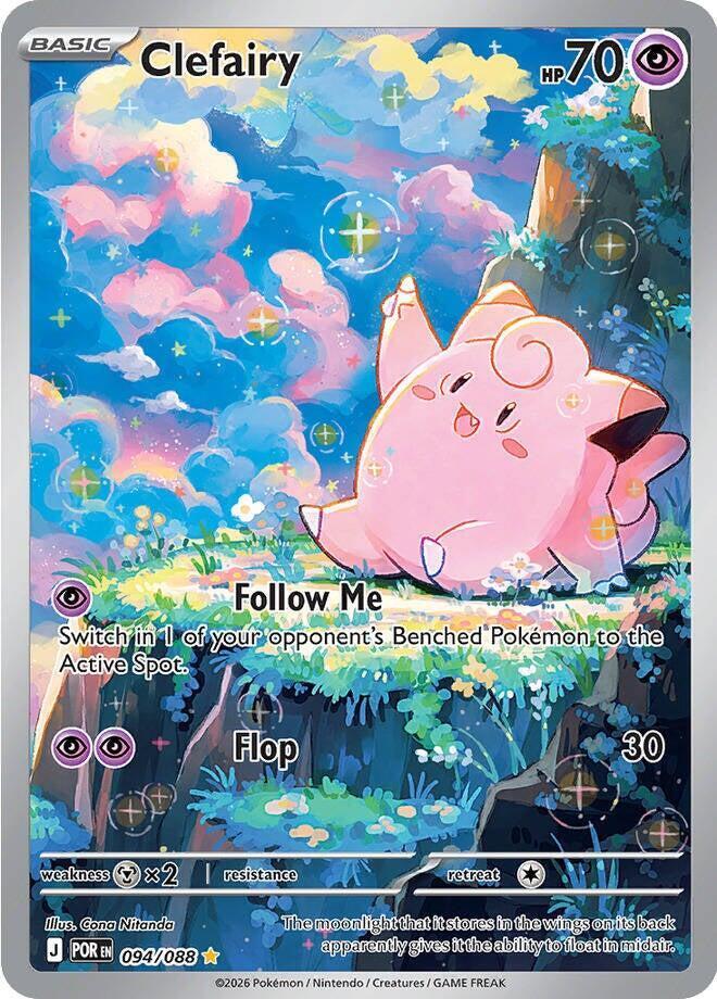 Clefairy card skin for debit and credit cards