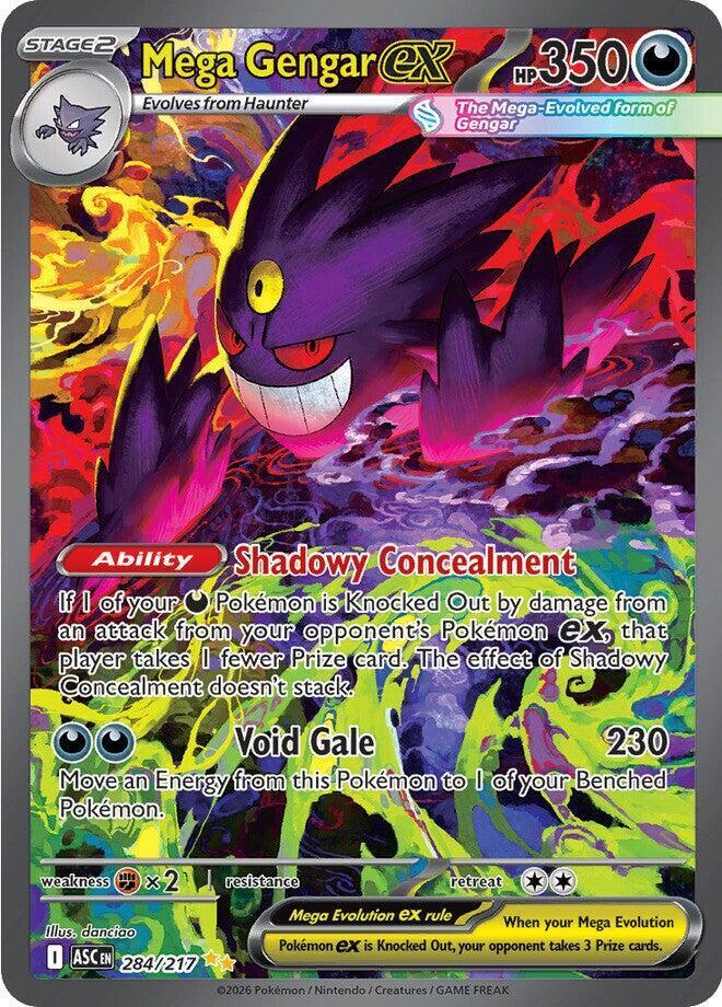 Mega Gengar ex card skin for debit and credit cards